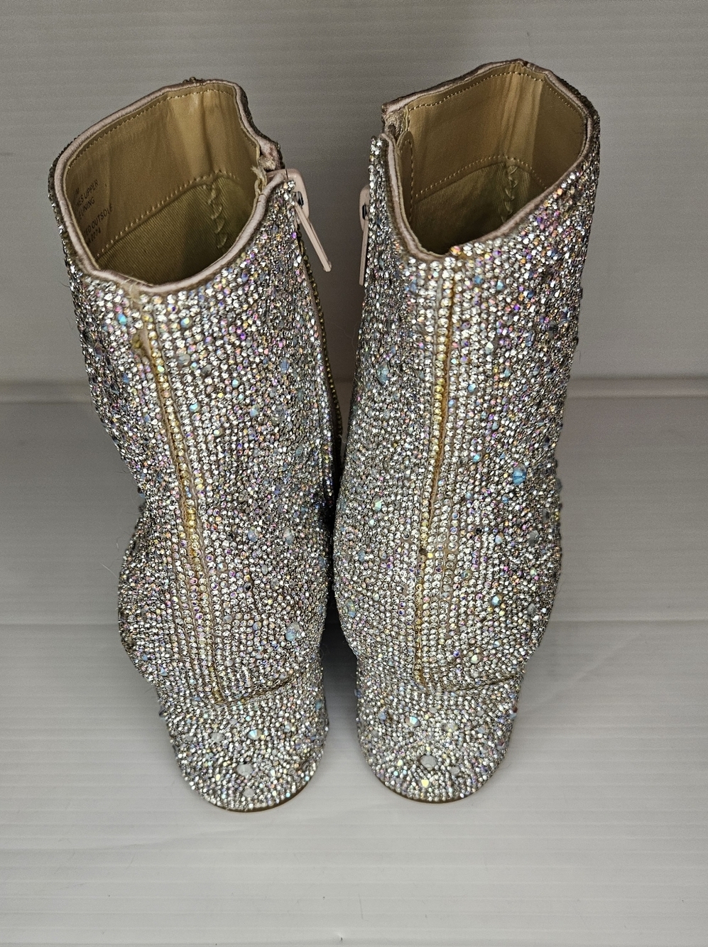 Betsey Johnson Women's Cady Ankle Boot, Rhinestone, 9.6 - Picture 4 of 13